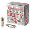 Hornady Critical Duty Standard Velocity Centerfire Ammunition, 9mm Luger +P, Hornady FlexLock, 135 Grain - 25 Cartridge Box ( 25 / 1 )