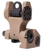 Troy Ind SSIGFBSROFT00 Rear Folding BattleSight Round  Flat Dark Earth Folding for AR-15                                                                                                                