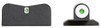XS Sights SW0022P5 DXT Big Dot Night Sights Smith  Wesson  Black  Green Tritium White Outline Front Sight Green Tritium White Outline Bar Rear Sight UPC: 647533045506