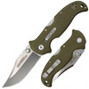 Cold Steel CS21A Bush Ranger Lite 3.50 Folding Clip Point Plain 8Cr13MoV SS BladeBlack GFN Handle Includes Pocket Clip UPC: 705442017776