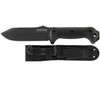 KaBar BK10 Becker Crewman 5.50 Fixed Clip Point Plain Black 1095 CroVan Blade Black Ultramid Handle Includes Sheath UPC: 617717200106