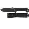 KaBar BK10 Becker Crewman 5.50 Fixed Clip Point Plain Black 1095 CroVan Blade Black Ultramid Handle Includes Sheath UPC: 617717200106