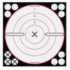 Shoot-N-C 8 Inch White / Black X Bull's-Eye, 6 Targets UPC: 029057348026