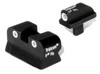 Trijicon 600145 Bright  Tough Night Sights Colt Government  Black  Green Tritium White Outline Front Sight Green Tritium White Outline Rear Sight UPC: 719307200036