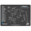 SIG P320 SCHEMATIC GRAY/BLUE UPC: 680220901266