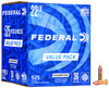 Federal Champion High Velocity Rimfire Ammunition, 22 LR, Copper Plated Hollow Point, 36 Grain - 525 Cartridge Box ( 525 / 1 )