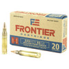 Hornady Frontier Hyper Velocity Centerfire Ammunition, 223 Remington, Hollow Point Match, 55 Grain - 20 Cartridge Box ( 20 / 1 )