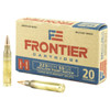 Hornady Frontier Hyper Velocity Centerfire Ammunition, 223 Remington, Hollow Point Match, 55 Grain - 20 Cartridge Box ( 20 / 1 )