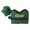 Caldwell 248885 DeadShot Shooters Bag Empty Dark Green 600D Polyester Front and Rear Bag 8 lbs UPC: 661120488859