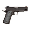 Rock Island 51487 Rock Ultra MS 45 ACP Caliber with 4.25 Barrel 81 Capacity Overall Black Parkerized Finish Steel Beavertail Frame Serrated Slide  BlackGray G10 Grip UPC: 4806015514879