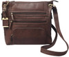 Bulldog BDP039 Cross Body Purse wHolster Brown Leather Most Sm Pistols  Revolvers Ambidextrous Hand UPC: 672352010909