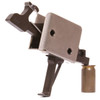 CMC Triggers 91504 DropIn  TwoStage Flat Trigger with 13 lbs Draw Weight  BlackSilver Finish for AR15AR10 UPC: 850544004039