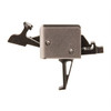 CMC Triggers 91504 DropIn  TwoStage Flat Trigger with 13 lbs Draw Weight  BlackSilver Finish for AR15AR10 UPC: 850544004039