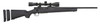 Mossberg 27840 Patriot Super Bantam 243 Win Caliber with 51 Capacity 20 Fluted Barrel Matte Blued Metal Finish  Black Synthetic Stock Right Hand Youth Include 39x40mm Scope UPC: 015813278409