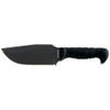 KaBar 1278 Warthog Heavy Duty 6.75 Fixed Clip Point Plain Black SK5 High Carbon Blade TPR Black Handle UPC: 617717212789