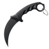 Cold Steel CS92FK FGX  4 Fixed Plain Karambit Black GrivEx BladeBlack GrivEx wOvermold KrayEx Handle UPC: 705442005759