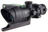 Trijicon 100212 ACOG  4x 32mm Obj 36.80 ft  100 yds FOV Matte Black Finish Dual Illuminated Green Donut 22556 BDC UPC: 719307303539
