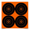 Birchwood Casey 36612 Big Burst Revealing Target SelfAdhesive Paper BlackOrange 6 Bullseye 12 PK UPC: 029057366129