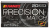 Barnes Precision Match Hyper Velocity Centerfire Ammunition, 260 Remington, Open Tip Match Boat Tail, 140 Grain - 20 Cartridge Box ( 20 / 1 )