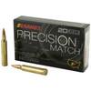 Barnes Precision Match Hyper Velocity Centerfire Ammunition, 300 Winchester, Open Tip Match Boat Tail, 220 Grain - 20 Cartridge Box ( 20 / 1 )