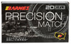 Barnes Precision Match Hyper Velocity Centerfire Ammunition, 300 Winchester, Open Tip Match Boat Tail, 220 Grain - 20 Cartridge Box ( 20 / 1 )