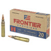 Hornady Frontier Hyper Velocity Centerfire Ammunition, 5.56 x 45mm NATO, Hollow Point Boat Tail Match, 68 Grain - 20 Cartridge Box ( 20 / 1 )