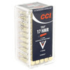 CCI Varmint TNT Hyper Velocity Rimfire Ammunition, 17 HMR, Jacketed Hollow Point, 17 Grain - 50 Cartridge Box ( 50 / 1 )