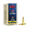 CCI Varmint TNT Hyper Velocity Rimfire Ammunition, 17 HMR, Jacketed Hollow Point, 17 Grain - 50 Cartridge Box ( 50 / 1 )