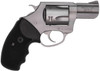 Charter Arms 73520 Mag Pug  Large 357 Mag 5 Shot 2.20 Matte Stainless Steel Ported Barrel Matte Stainless Steel Cylinder  Frame wBlack Finger Grooved Rubber Grip UPC: 678958735208