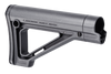 Magpul MAG480-GRY MOE Carbine Stock Fixed Stealth Gray Synthetic for  AR-15, M16, M4 with Mil-Spec Tube (Tube Not Included)                                                                             