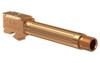 CMC Triggers 75523 Match Precision  Compatible wGlock 19 Gen34 9mm Luger 4.01 Bronze DLC Stainless Steel FlutedMatch GradeThreaded Barrel UPC: 859464006468