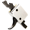 CMC Triggers 91501 DropIn  SingleStage Curved Trigger with 33.50 lbs Draw Weight  BlackSilver Finish for AR15AR10 UPC: 850544004008