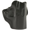 DeSantis Gunhide 019BA8BZ0 Mini Scabbard  OWB Black Leather Belt Slide Fits Glock 43 Right Hand UPC: 792695329008
