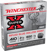 Winchester Super-X 410 Bore Slug Ammunition, 2 1/2 Inch, 1830 FPS, 1/5 Ounce, Rifled Slug Hollow Point - 5 Cartridge Box ( 5 / 1 )