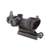 Trijicon 100091 ACOG  Black Hardcoat Anodized 4x32mm Illuminated Amber Crosshair 223 Reticle UPC: 719307300538
