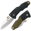 Cold Steel CS28E Grik  3 Folding Spear Point Plain Satin Polished AUS8A SS BladeBlackOD Green GFN Handle Includes Pocket Clip UPC: 705442017028