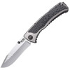 S.O.G SOGSW1011C Sideswipe  3.40 Folding Clip Point Plain Bead Blasted 7Cr15MoV SS Blade Gray Anodized AluminumG10 Handle Includes Belt Clip UPC: 729857003858