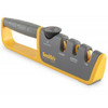 Smiths Products 50264 Adjustable Angle PullThru Sharpener Hand Held Fine Coarse Ceramic Diamond Sharpener Rubber Handle Gray UPC: 027925502648