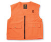 BRN ORANGE ZIP-UP SAFETY VEST UPC: 023614324928