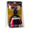 Browning 126373 Range Kit  Foam Plastic with Foam 27 dB 36 dB Over the Head Orange PinkBlack Women UPC: 023614415268