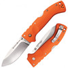 Cold Steel CS30URY Ultimate Hunter  3.50 Folding Drop Point Plain American S35VN Blade5 Orange G10 Handle Includes Belt Clip UPC: 705442018018