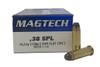 Magtech 38C RangeTraining  38 Special 158 gr SemiJacketed Soft Point Flat 50 Per Box20 UPC: 754908107018