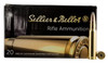 Sellier & Bellot Rifle Hyper Velocity Centerfire Ammunition, 308 Winchester, Soft Point Cut Through Edge, 180 Grain - 20 Cartridge Box ( 20 / 1 )