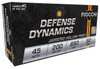 Fiocchi Defense Dynamics Subsonic Centerfire Ammunition, 45 ACP, Jacketed Hollow Point, 200 Grain - 50 Cartridge Box ( 50 / 1 )