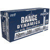 Fiocchi Range Dynamics High Velocity Centerfire Ammunition, 10mm Auto, Full Metal Jacket Truncated Cone, 180 Grain - 50 Cartridge Box ( 50 / 1 )