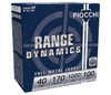Fiocchi Range Dynamics Subsonic Centerfire Ammunition, 40 Smith & Wesson, Full Metal Jacket Truncated Cone, 170 Grain - 100 Cartridge Box ( 100 / 1 )