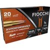 Fiocchi Hyperformance Hunt Hyper Velocity Centerfire Ammunition, 30-06 Springfield, Swift Scirocco II Bonded, 165 Grain - 20 Cartridge Box ( 20 / 1 )