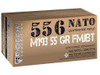 Fiocchi 556M193L 5.56NATO 55gr Full Metal Jacket Boat Tail 50 Per Box/20 Case