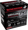 Winchester Drylock Super Steel 12 Gauge Shotshell Ammunition, 3 Inch, 1300 FPS, 1 1/8 Ounce, #4 Shot - 25 Cartridge Box ( 25 / 1 )