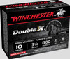 Winchester Double X 10 Gauge Shotshell Ammunition, 3 1/2 Inch, 1300 FPS, 2/3 Ounce, #4 Shot - 10 Cartridge Box ( 10 / 1 )